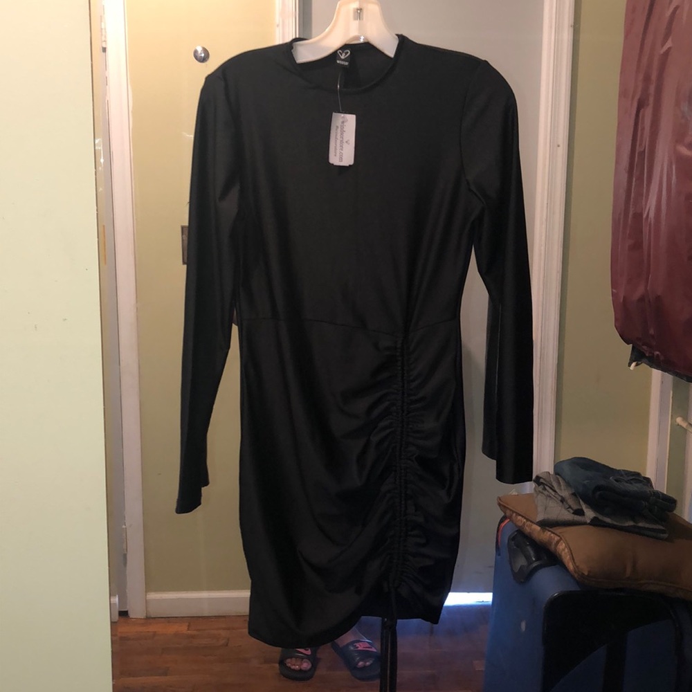 Fitted black dress